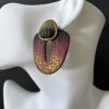 Сережки серії «Totem» Бордо