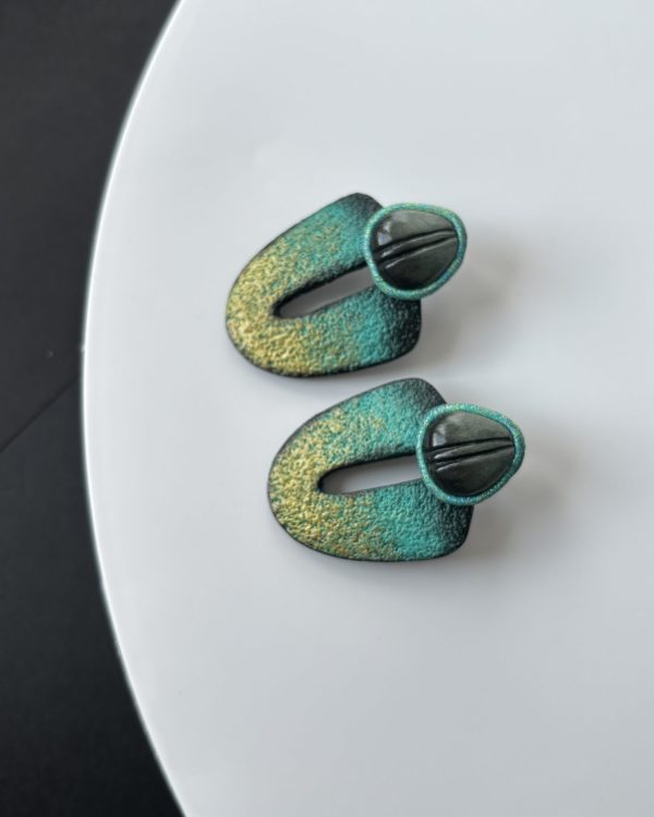 Сережки серії «Totem» Блакитні