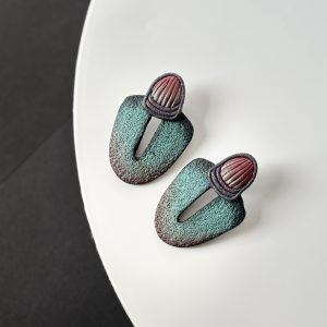 Сережки серії «Totem» Денім