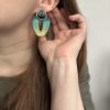 Сережки серії «Totem» Блакитні